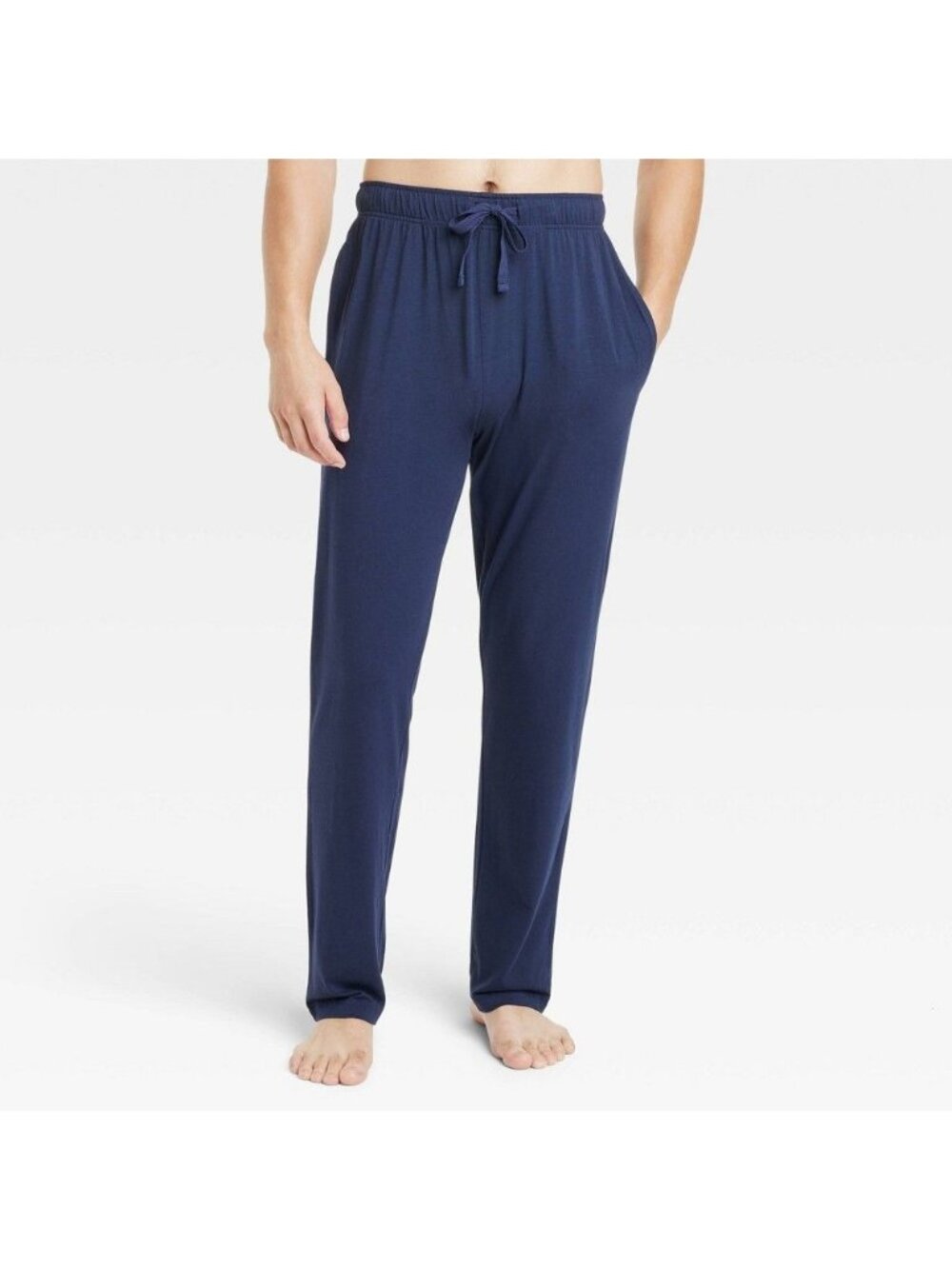 NWT Men's Large Cotton Modal Knit Pajama Pants - Goodfellow & Co Navy, MSRP $18